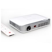 Merlin 3D Pocket Beam PRO Portable Projector - White