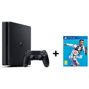 Sony PlayStation 4 Slim Console, 500GB, DualShock 4 Controller and Call of  Duty: WWII game, with