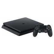 Sony PlayStation 4 Slim Console 500GB Black - Middle East Version + FIFA19 (AR) Game