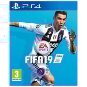 Sony PlayStation 4 Slim Console 500GB Black - Middle East Version + FIFA19 (AR) Game