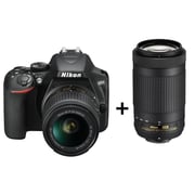 Buy Nikon D3500 DSLR Camera Black + AF-P 18-55mm VR Lens + AF-P 70-300mm  Online in UAE