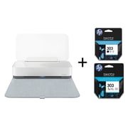 HP Tango X Smart Home Inkjet Printer 3DP65B + HP 303 Ink Cartridge (Tricolour & Black)