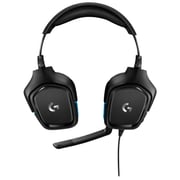 Logitech G432 7.1 Surround Sound Wired Gaming Headset Black 981-000770