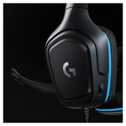 Logitech G432 DTS x 7.1 Surround Sound Wired Gaming Headset Leatherette for  wired consoles
