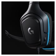 Logitech G432 7.1 Surround Sound Wired Gaming Headset Black 981-000770