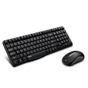 Rapoo X1800S 18458 Combo Wireless (Keyboard+Mouse) Black English/Arabic