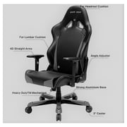 Dxracer GC-T29-NW-S4 Tank Series Gaming Chair - Black White