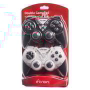 Etrain GP054 Wired Double Game Pad Black/Silver