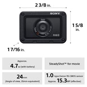 Sony RX0 II Premium Tiny Tough Camera Black