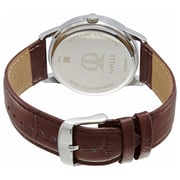 Titan 1584SL03 Silver Dial Analog Watch with Date Function for Men