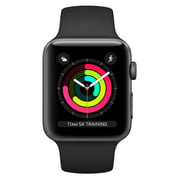 Apple Watch Series 3 GPS - 42mm Space Grey Aluminium Case With Black Sport Band