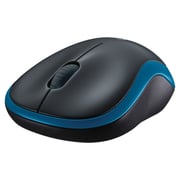 Logitech M185 Wireless Mouse Black/Blue