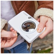 Canon ZOEMINI S Instant Camera With Printer Pearl White