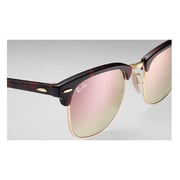 RayBan RB3016 990/7O Unisex ClubMaster Pink Lens Sunglasses