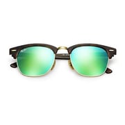 RayBan RB3016 1145/19 ClubMaster Green Lens Sunglasses