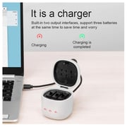 Telesin Allin Box Charger/ Card Reader (3.0 Speed)/ Storage B