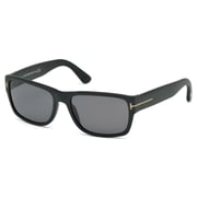 Tom Ford Mason Matte Black Grey Lens Plastic Men's Sunglasses