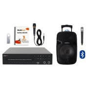 MediaCom MCI Mini Pro DVD Karaoke Player + Trolley Speaker + 1 Corded Mic