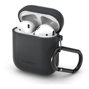Spigen Silicone Case Designed For Apple Airpods - Charcoal Black