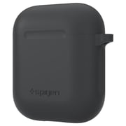 Spigen Silicone Case Designed For Apple Airpods - Charcoal Black