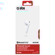 SBS In Ear Bluetooth Earphone - White