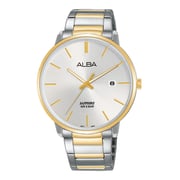 Alba Men's Light Gold 3 Hands Date Wrist Watch