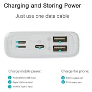 Romoss Compact Power Bank 10000mAh With Micro/C/Lightning Port