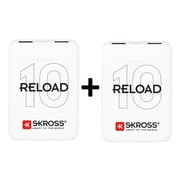 شاحن متنقل سكروس Reload 10 مدمج وأنيق 10000 مللي أمبير 2 قطعة