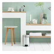 Brabantia 113147 Pedal Bin NewIcon 3Litre Brilliant Steel