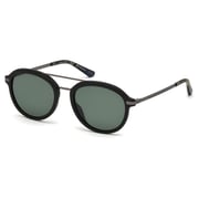 Gant GA-7100-02R-52 Men's Sunglass Matte Black/Green Plastic