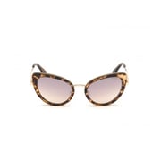 Guess GU7603-52F-52 Women's Sunglass Dark Havana/Grad Brown