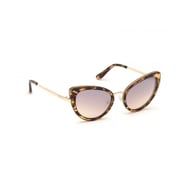 Guess GU7603-52F-52 Women's Sunglass Dark Havana/Grad Brown