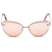 Guess GU7617-28U-59 Women's Sunglass Shiny Rose Gold/Bordeaux