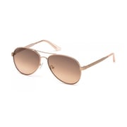 Guess GU7501-28F-62 Women's Sunglass Shiny Rose Gold Metal