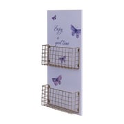 Pan Emirates Jardin Butterfly Print Wall Deco With Holder