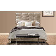 Luxurious Classic High-Profile Upholstered Bed Super King without Mattress Grey