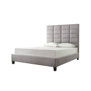 Luxurious Classic High-Profile Upholstered Bed Super King without Mattress Grey