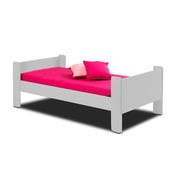 Wooden Base Single Bed Single Bed Without Mattress Grey