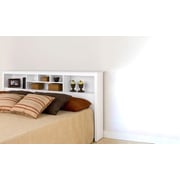 Book Case Classic Bed Frame King Bed without Mattress White