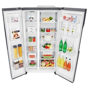 LG Refrigerator Side By Side Fridge 679 Litres GRB257KQDV Mega Capacity Inverter Linear Compressor Smart Diagnosis