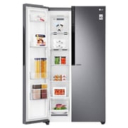 LG Refrigerator Side By Side Fridge 679 Litres GRB257KQDV Mega Capacity Inverter Linear Compressor Smart Diagnosis