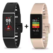 MyKronoz ZETRACK Fitness Tracker Black + ZETRACK Fitness Tracker Pink