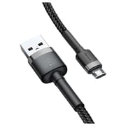 Baseus Cafule Micro USB Cable 2.4A 1m - Grey/Black