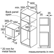 Siemens Built In Microwave BE555LMS0M