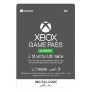 مايكروسوفت QHX-00004 اكس بوكس Game Pass Ultimate لمدة 3 أشهر ESD MEA
