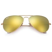 RayBan RB3025-112/93-58 Aviator Gold Unisex Sunglasses