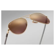 RayBan RB8317CH-001/6B Chromance New Aviator Gold Polarized U Sunglasses