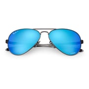 RayBan RB8317CH-029/A1 Chromance New Aviator Gunmetal Polarized Unisex Sunglasses