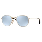 RayBan RB3548N-001/30-54 New Hexagon Gold Unisex Sunglasses