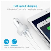 Anker PowerDrive 2 Elite Car Charger With Lightning Connector - White